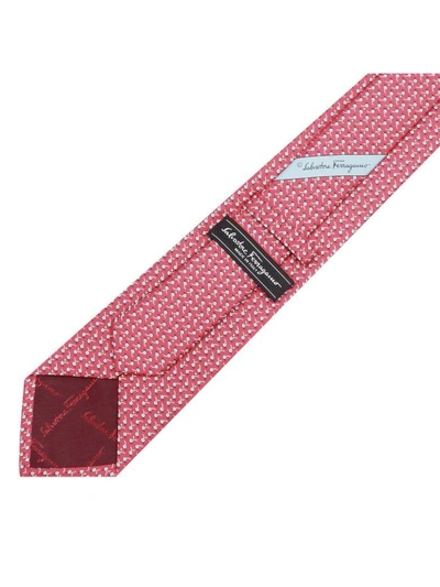 Shop Ferragamo Tie Tie Men Salvatore  In Red
