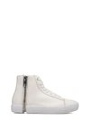 DIESEL White Nentish Leather High-top Sneakers,Y01381PR013T1003