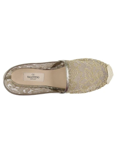 Shop Valentino Flat Shoes Shoes Woman  In Beige