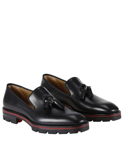 Shop Christian Louboutin Loafers Shoes Men  In Black