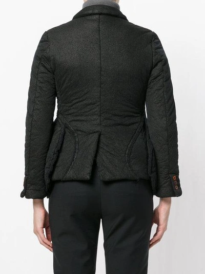 Shop Comme Des Garçons Padded Shell Jacket In 1 Black