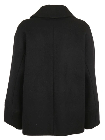 Shop Dsquared2 A-lined Jacket In Black