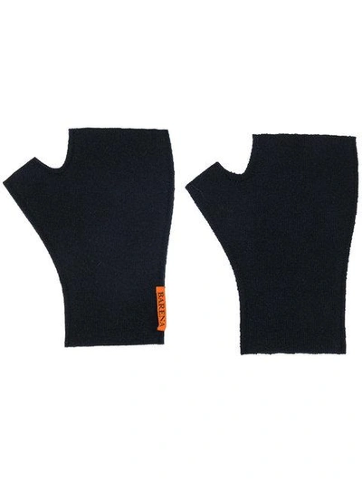 Shop Barena Venezia Knitted Fingerless Gloves