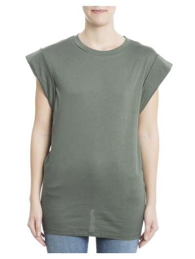 Shop Isabel Marant Green Cotton T-shirt