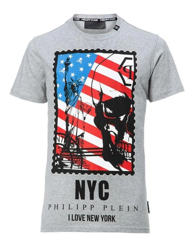 Shop Philipp Plein T-shirt Round Neck Ss "smith"