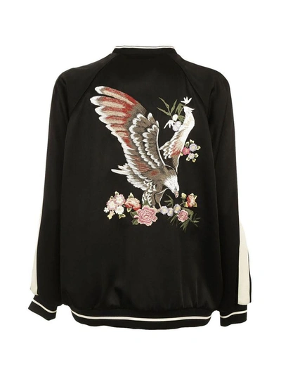 Shop Red Valentino Eagle Embroidered Bomber