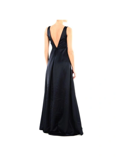 Shop Brunello Cucinelli Long Dress In Blu