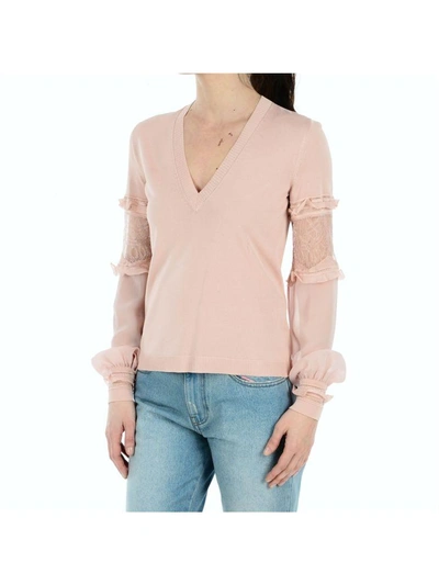 Shop Roberto Cavalli Sweater In Rosa