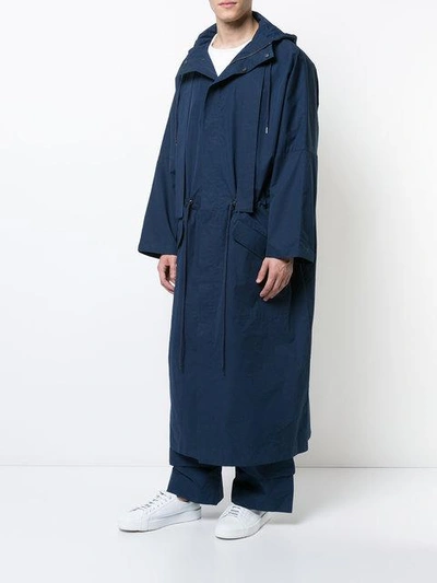 Shop Craig Green Hooded Oversized Coat