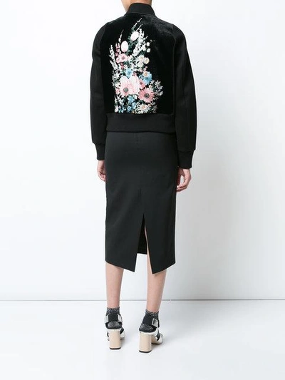 Shop N°21 No21 - Embroidered Back Bomber Jacket 