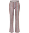 MISSONI Metallic cropped trousers