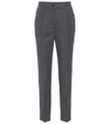 Dolce & Gabbana Fubea Wool Trousers In Melaege Grey