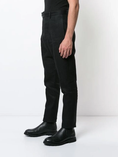 Shop Rick Owens Tapered Trousers