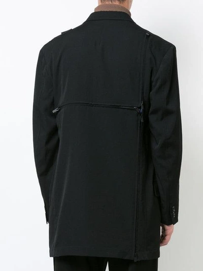 Shop Yohji Yamamoto Tab Collar Jacket