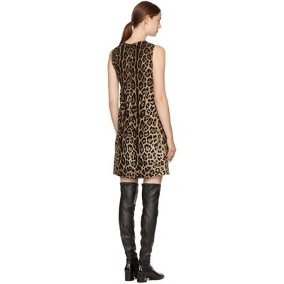 Shop Dolce & Gabbana Multicolor Leopard Dress