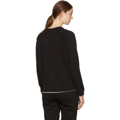 Shop Kenzo Black Tiger Crest Sweatshirt In 99 Black