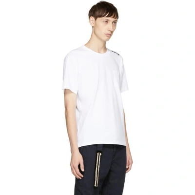 Shop Kenzo White Small Signature Logo T-shirt