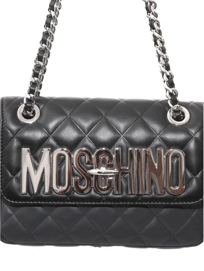 Shop Moschino - Shoulder Bag In Grigio