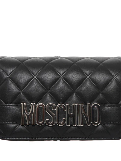 Shop Moschino - Shoulder Bag In Nero