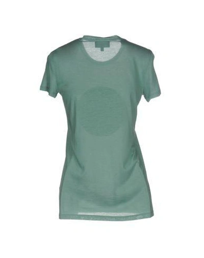Shop Emporio Armani T-shirts In Light Green
