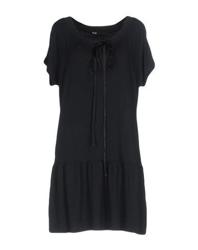 Shop Y-3 Short Dress In Dark Blue