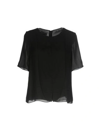 Shop Emporio Armani Blouse In Black