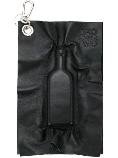 Shop Loewe Flask Charm In Black