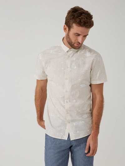 Shop Frank + Oak Summer Print Light-cotton Shirt 