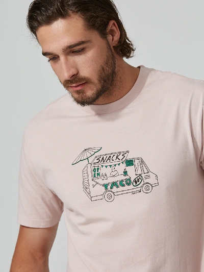 Shop Frank + Oak Taco Truck T-shirt In Sepia Rose