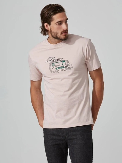 Shop Frank + Oak Taco Truck T-shirt In Sepia Rose