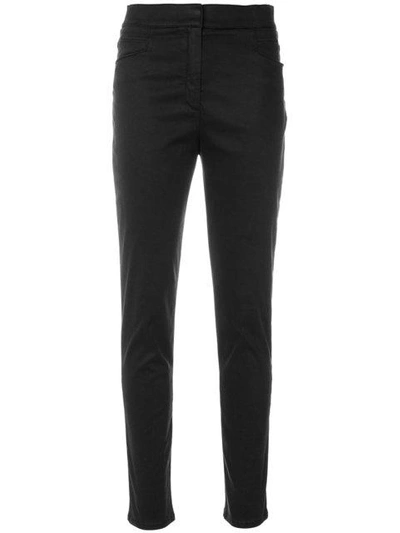 Shop Balmain Slim Fit Trousers - Black