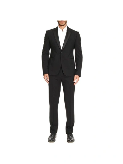 Shop Armani Collezioni Suit Suit Men  In Black