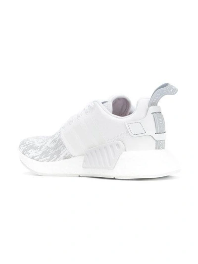 Shop Adidas Originals Nmd_r2 Sneakers In White