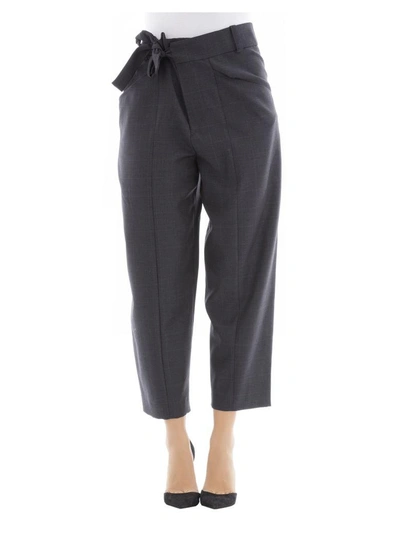 Shop Isabel Marant Étoile Grey Wool Pants