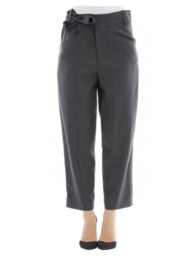 Shop Isabel Marant Étoile Grey Wool Pants