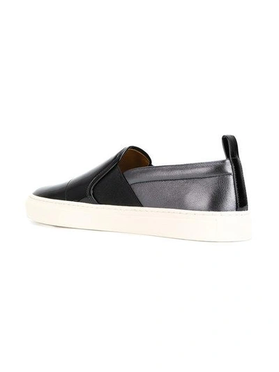 Shop Bally Embroidered Slip-on Sneakers