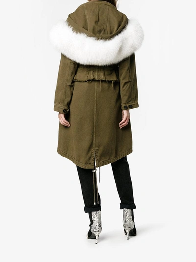 Shop Alexander Mcqueen Parka With Fox Fur Hood