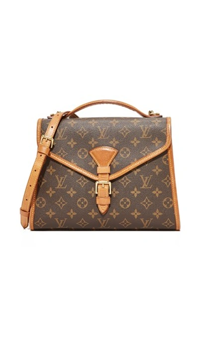 What Goes Around Comes Around Lv Monogram Belair Satchel (previously Owned) In Lv Print