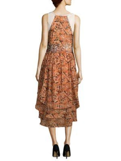 Shop Kobi Halperin Jolene Splash-print Dress In Petal Multi