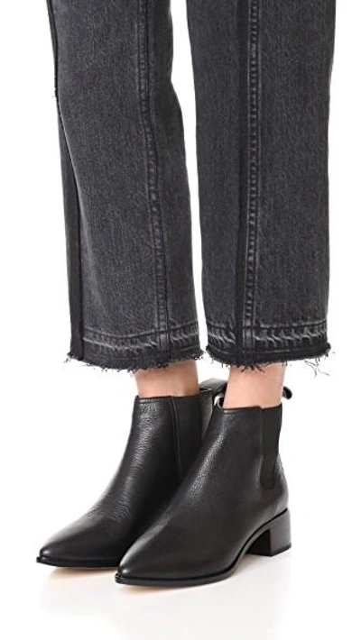 Shop Loeffler Randall Nellie Pointed Toe Chelsea Booties In Black