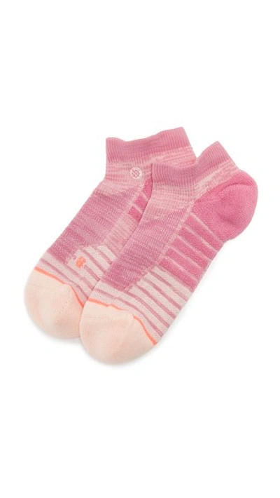Stance Circuit Athletic Low Cut Socks In Pink