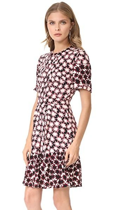 Shop Whistles Star Print Dress In Multicolor