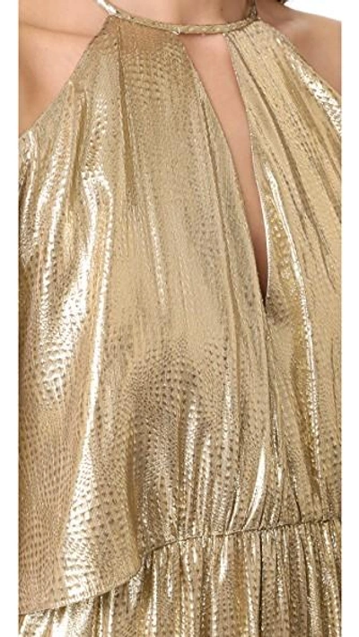 Shop Rachel Zoe Marlene Dress In Gold