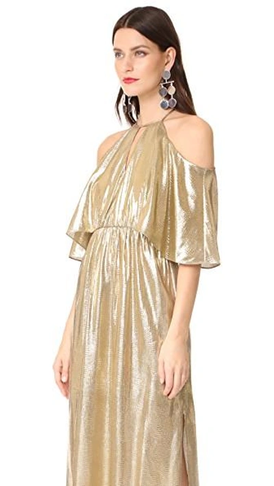 Shop Rachel Zoe Marlene Dress In Gold
