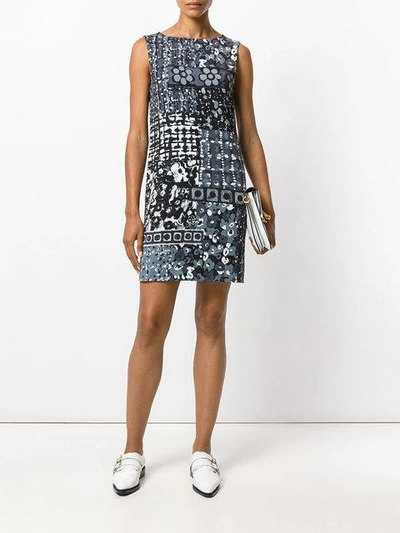 Shop Boutique Moschino Multi Print Dress
