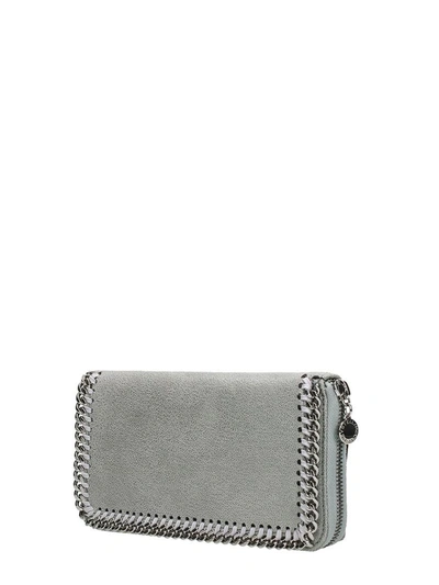 Shop Stella Mccartney Falabella Zipped Wallet In Grey