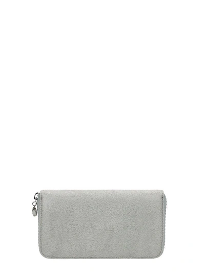 Shop Stella Mccartney Falabella Zipped Wallet In Grey