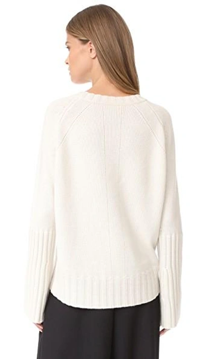 Shop Nili Lotan Elsie Sweater In Ivory