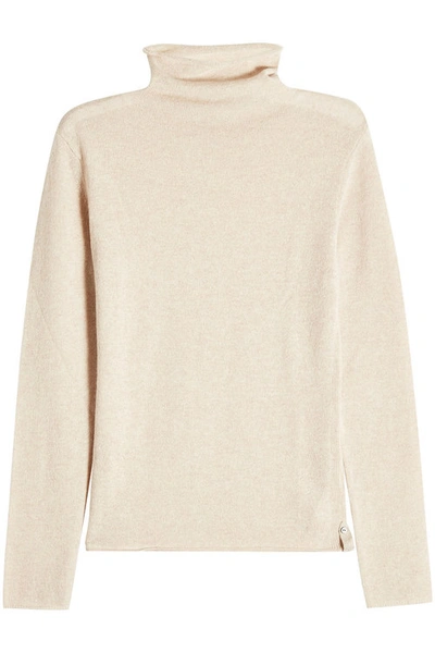 81 Hours Cashmere Turtleneck Pullover In Beige