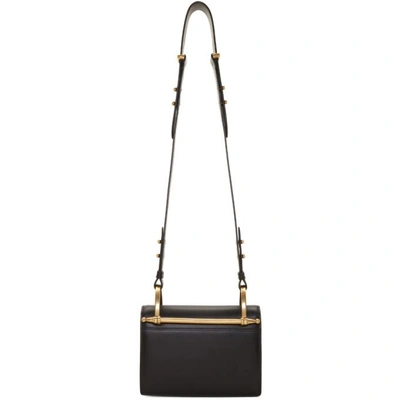 Shop Prada Black Logo Bag In F0002 Black